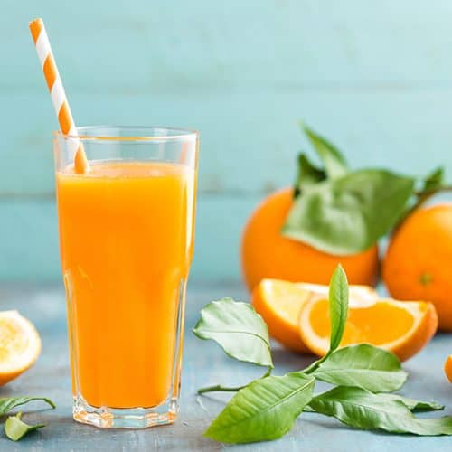 Citrus refresher in tall glass
