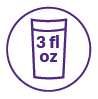 Feature Icon 3 floz Glass