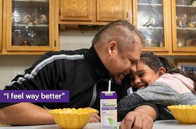 PKU father with his daughter