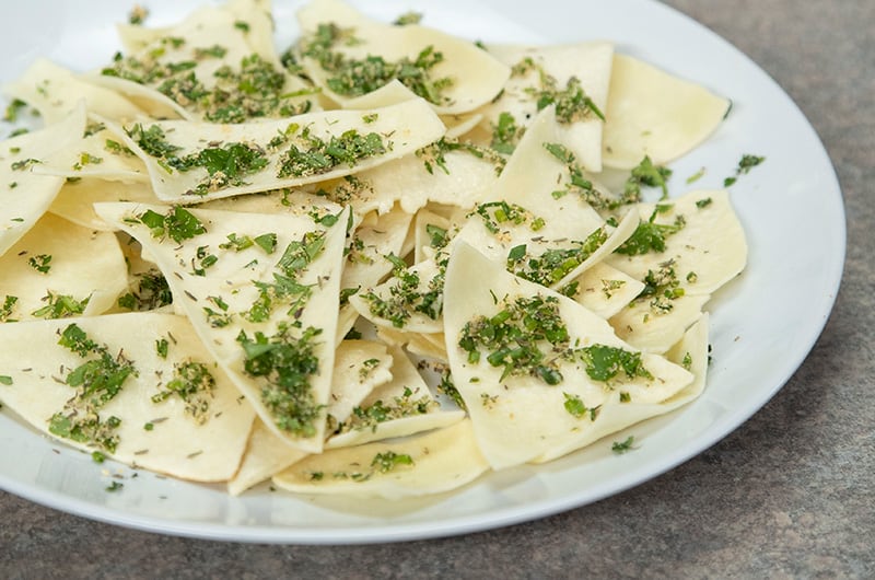 Garlic & Herb Lasagna Chips Nutricia Metabolics