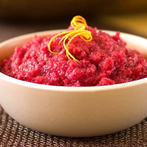 Cranberry Relish in a bowl