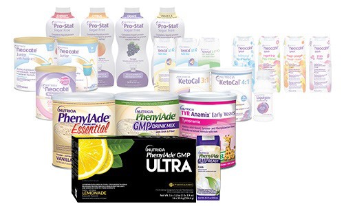 Nutricia Metabolics product line